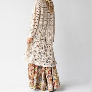 Natural Life NWT Abigail Duster, Cream On Color. So Versatile! Size L/XL